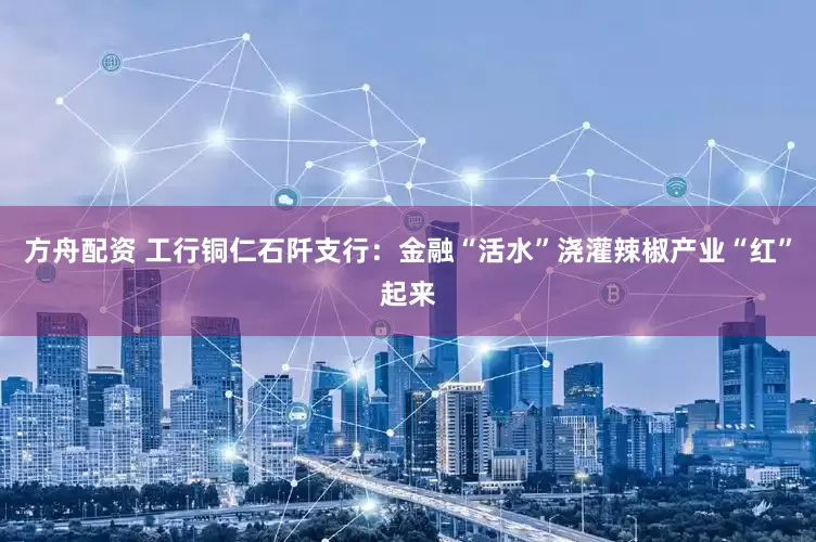 方舟配资 工行铜仁石阡支行：金融“活水”浇灌辣椒产业“红”起来